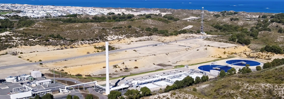 Alkimos Water Precinct project site (source: Water Corporation)